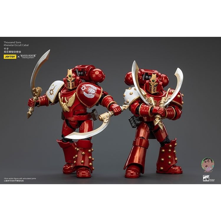 JOYTOY Warhammer 40K Thousand Sons Khenetai Occult Cabal Action Figure ...