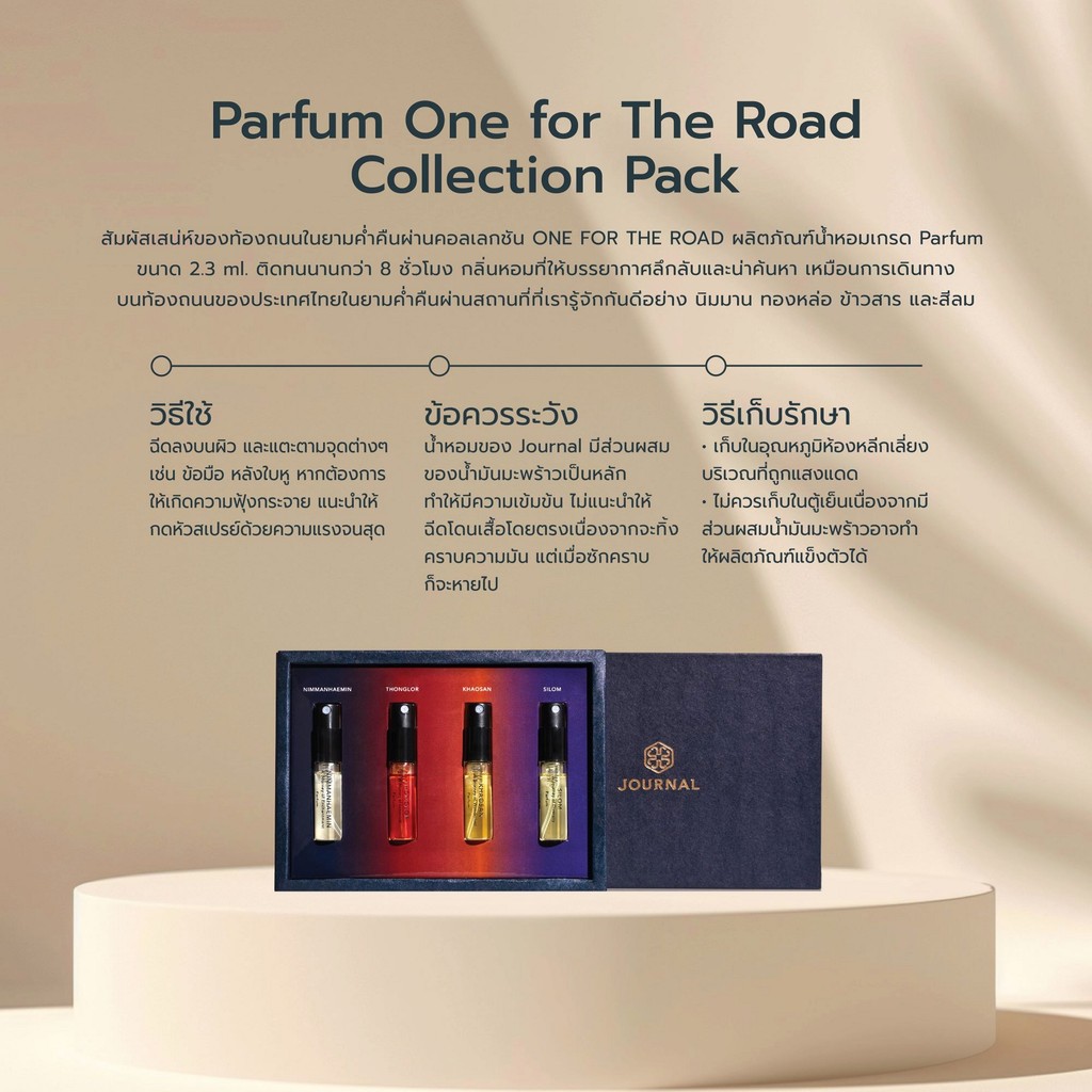 Journal Parfum One for The Road Collection Pack | Shopee Thailand