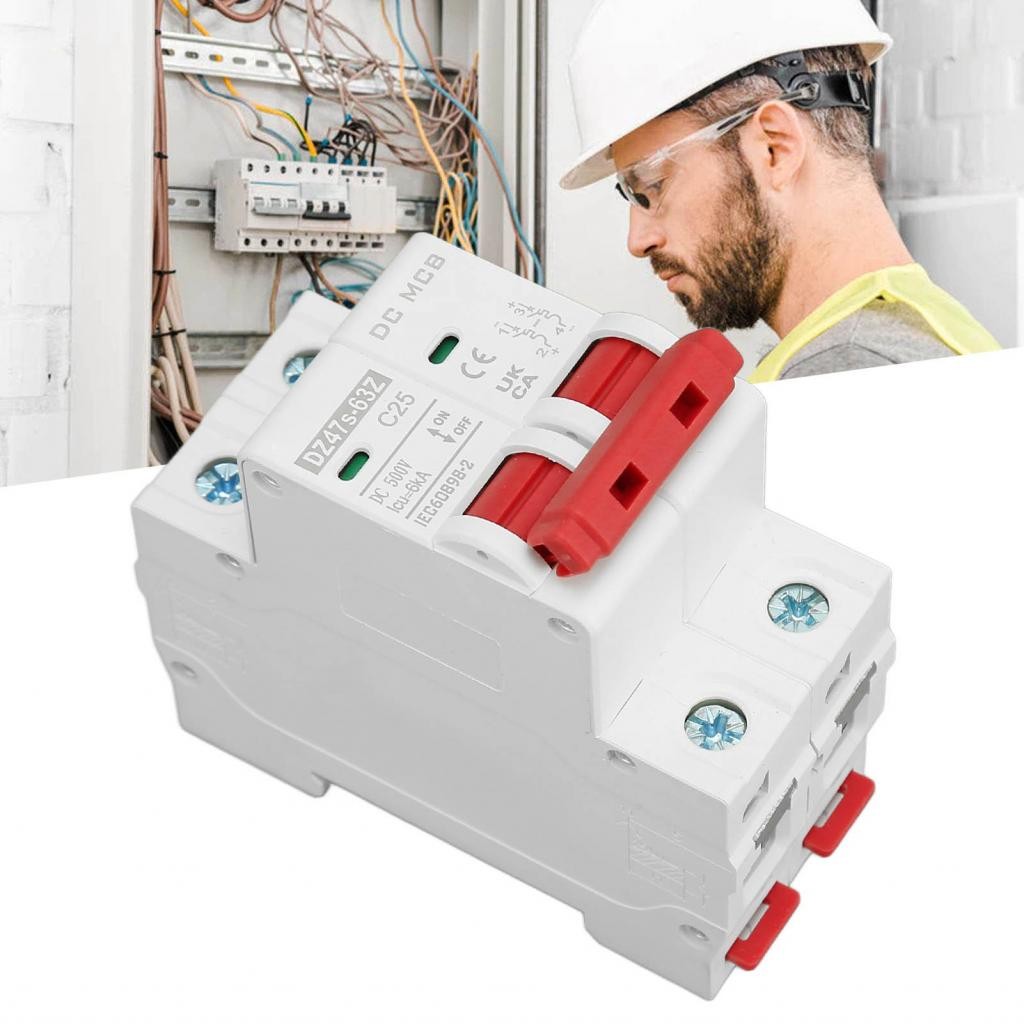 Circuit Breaker DC Overload Protection ง่ายการติดตั้งสั้น 500V 25A ...
