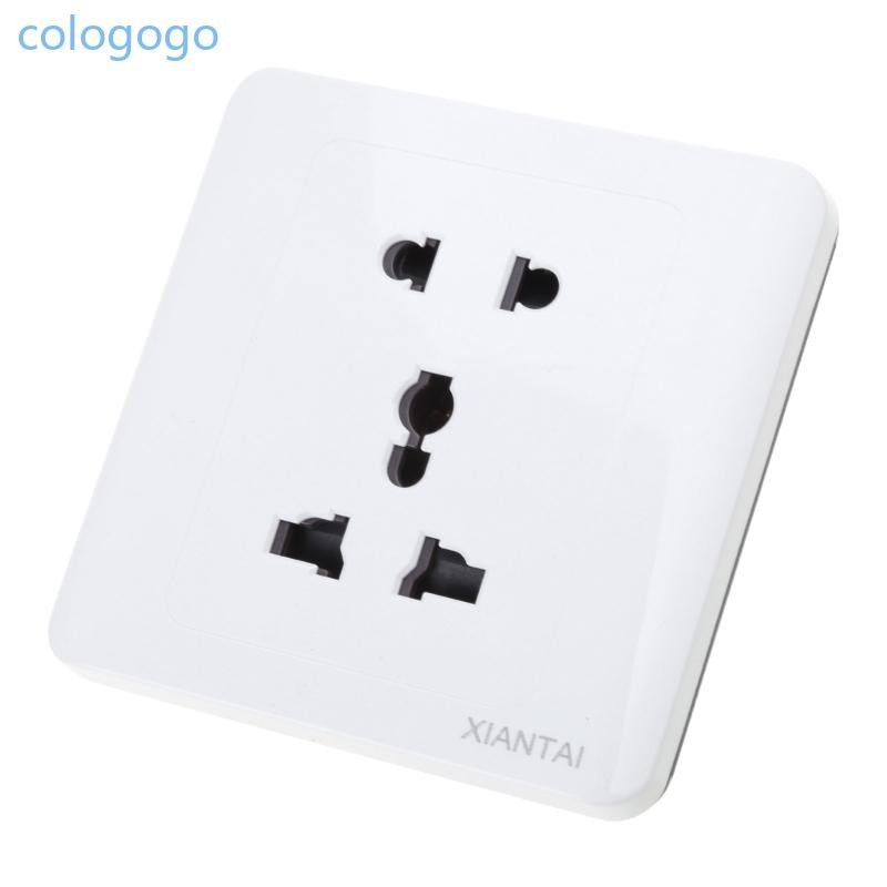 Colo Universial 5 หลุมไฟฟ้า AC Power Outlet แผ่นแผง Wall Charger Dock ...