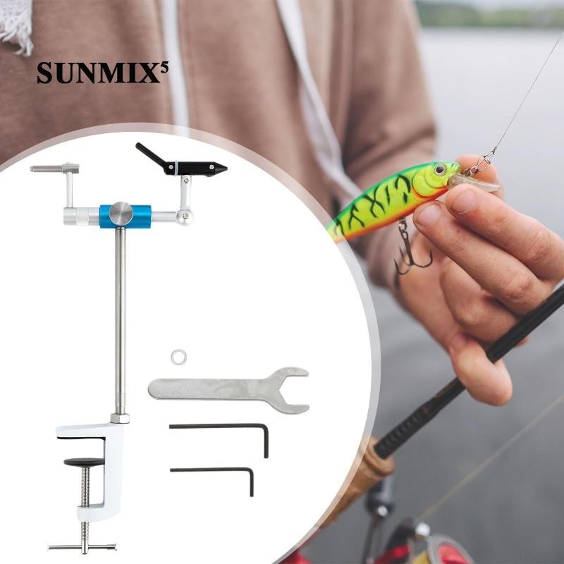 [ Fly Tying Vise Files Tying Tool เครื่องมือล่อหมุนได้ C Clamps Desktop ...