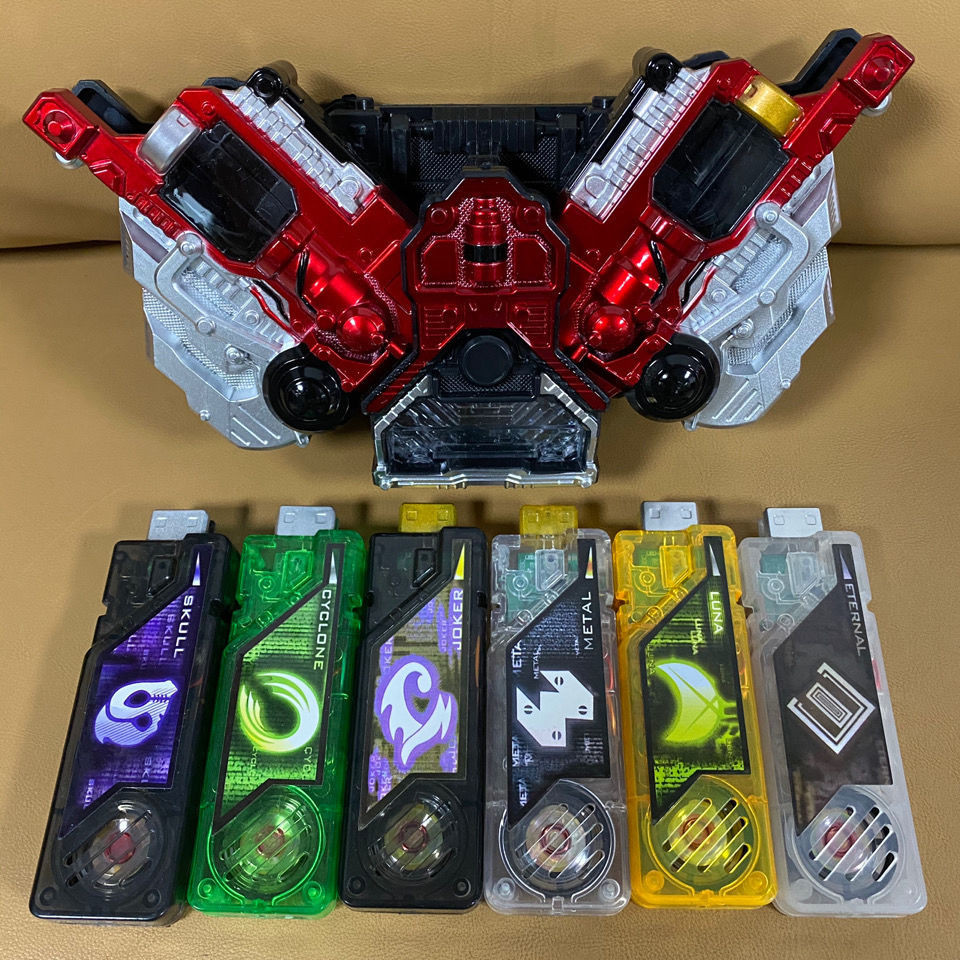 Kamen Rider W Belt Linkable DX Steel Luna Blast Ace Skull E Brother ...