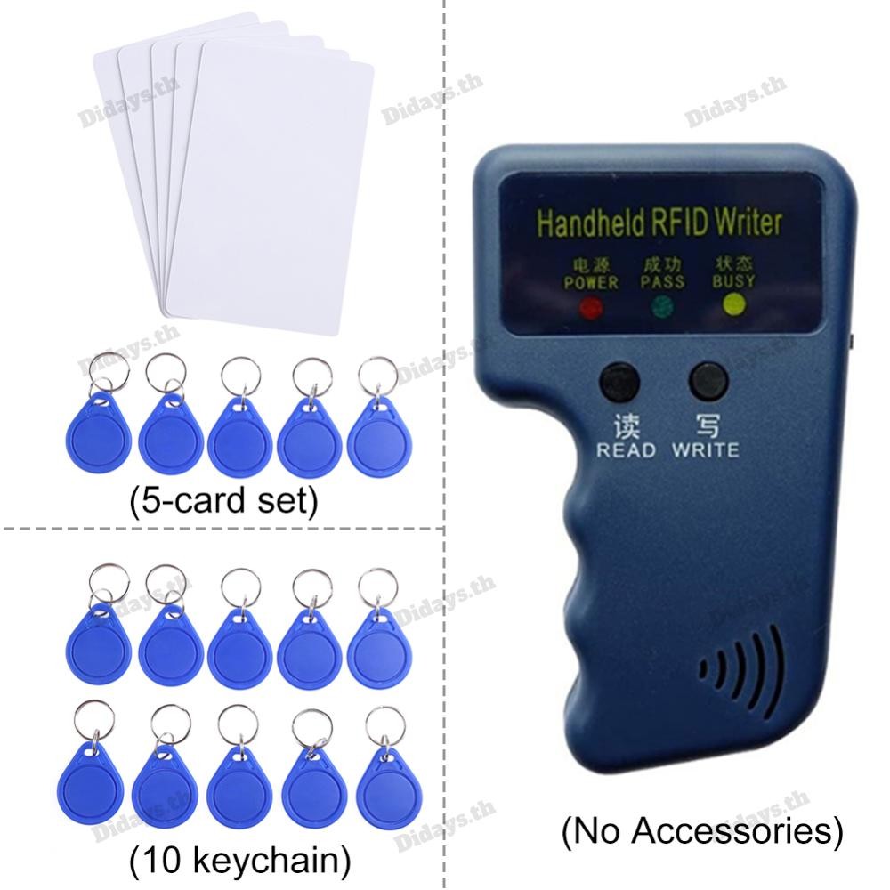 มือถือ 125KHz RFID เครื่องถ่ายเอกสาร ID Reader Writer Programmer Card ...
