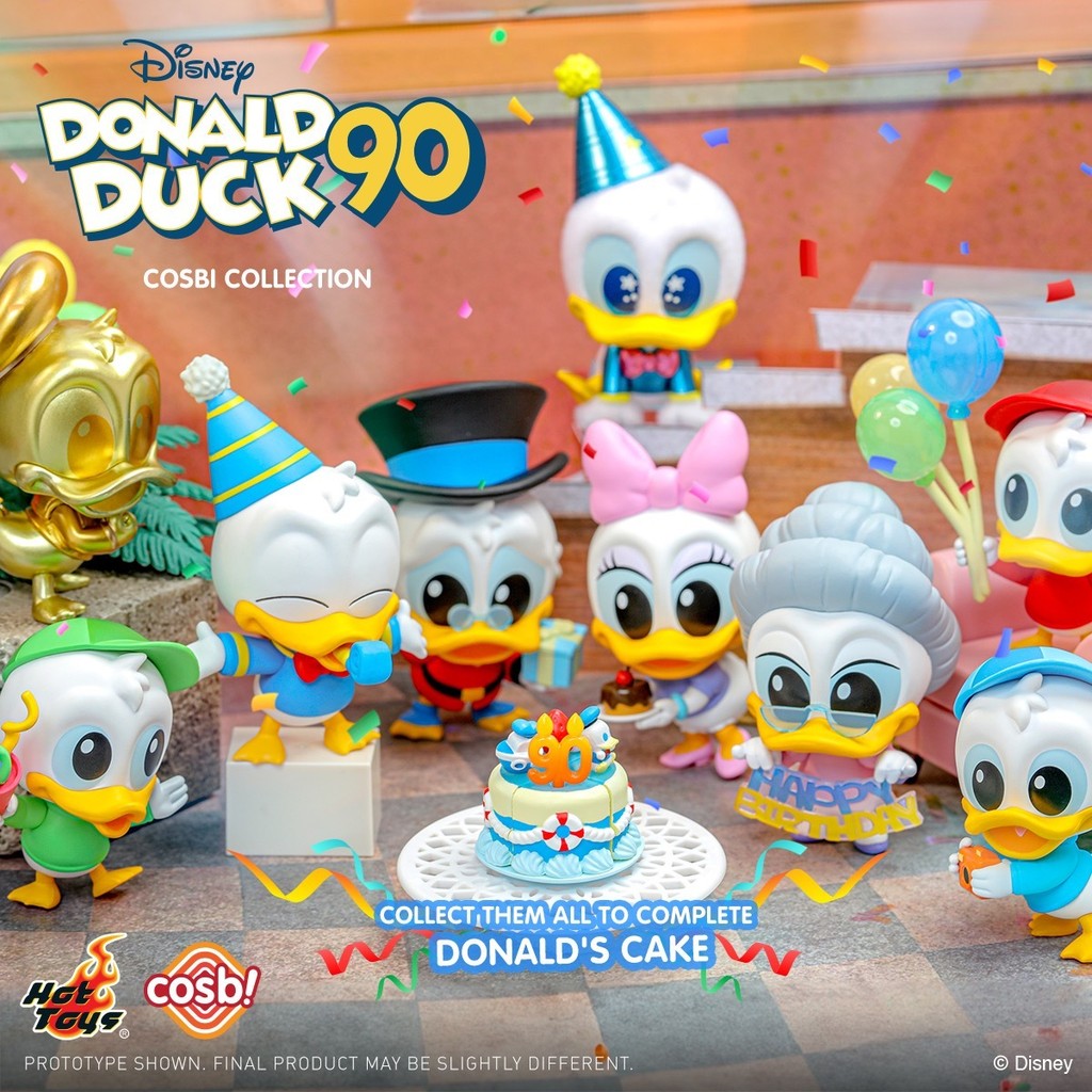Donald Duck 90 Th Anniversary Donald Duck Daisy Cobi Blind Box Mini ...