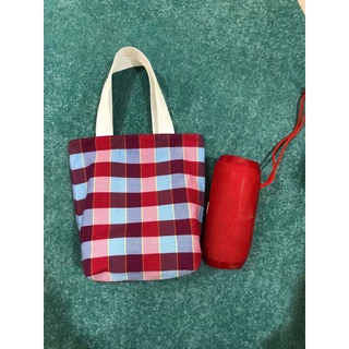 กระเป๋าถือผ้า ขาวม้าสกลนครขนาด8.5”x8ของฝากของชำร่วย photo