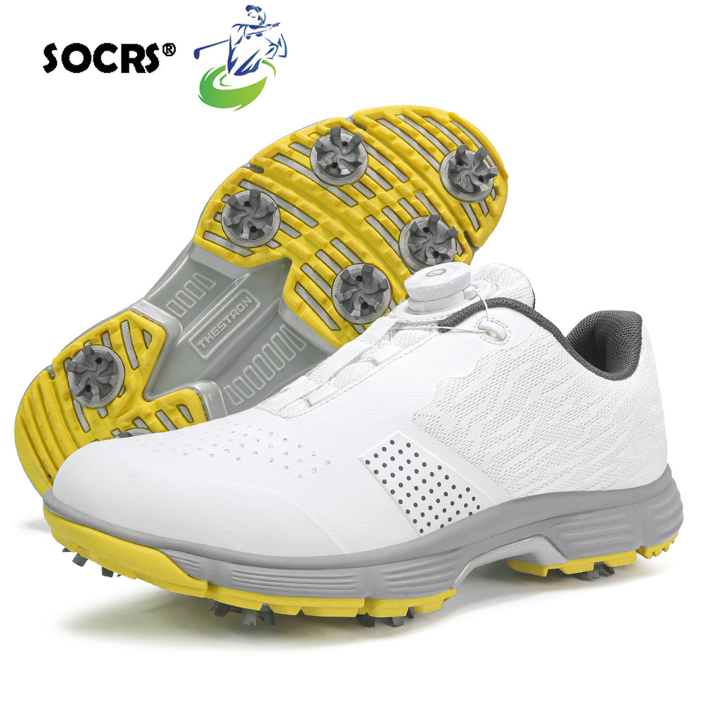 SOCR Professional รองเท้ากอล์ฟ PU หนัง breathable กันน้ำ ไซส์ 46-49 ...