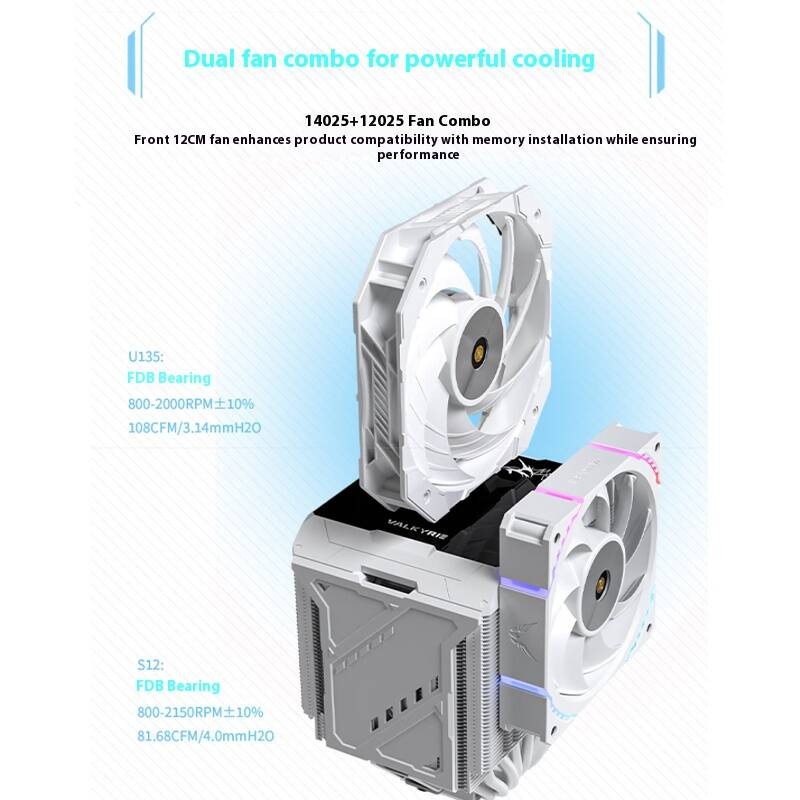 Valkyrie DX140 LOKI AMD/INTEL รุ่น Optimized ของฮีทซิงค์ CPU ระบาย