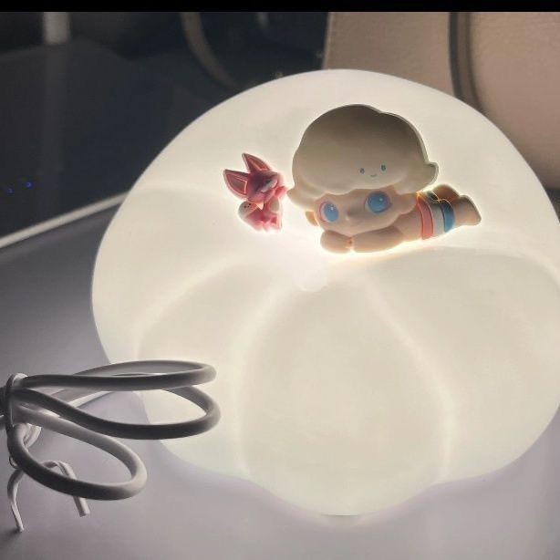 [ของแท้] Pop Mart dimoo Cloud Ceramic Light Night Light อินเทรนด์เล่น ...
