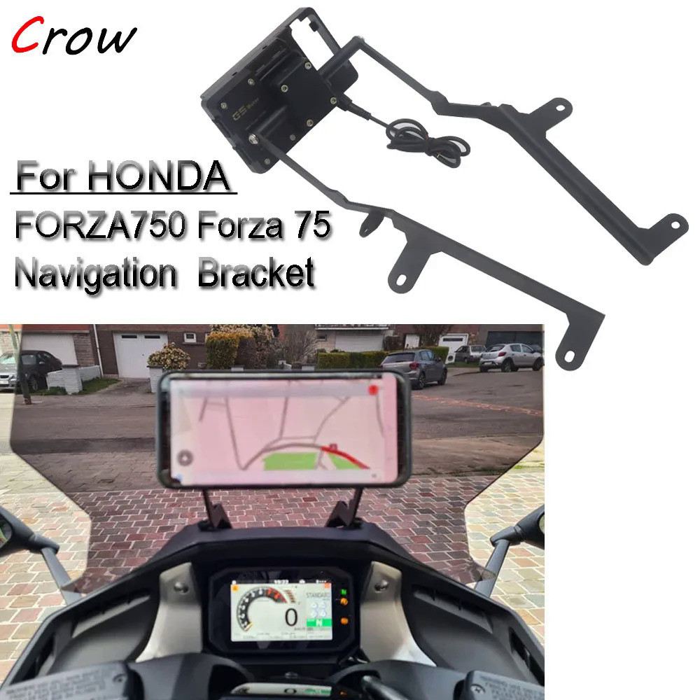 Navigatore GPS Moto 5 Pollici IP67 Con CarPlay E Android Auto – Compatibile Con Honda Forza 750, Supporto Manubrio Universale