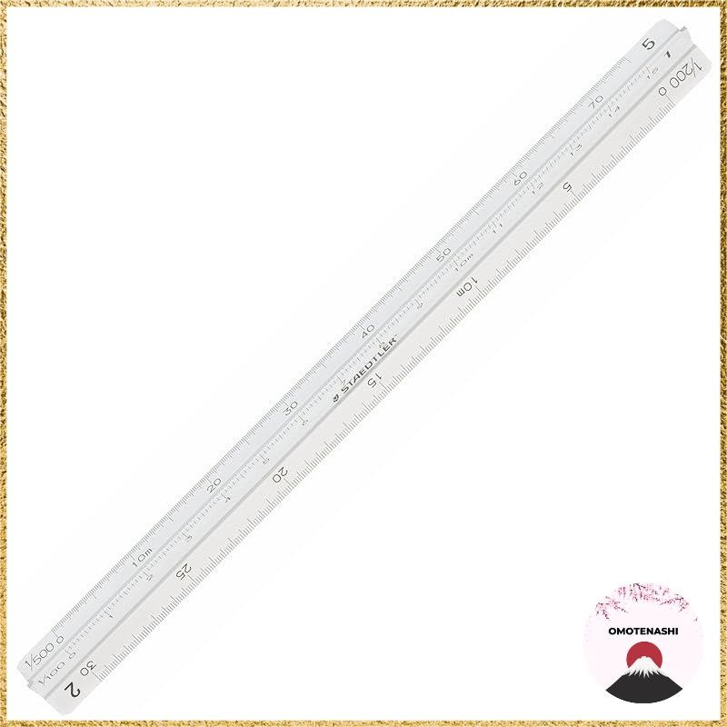 Staedtler ruler trig scale aluminum land and housing survey 987 15-12 ...