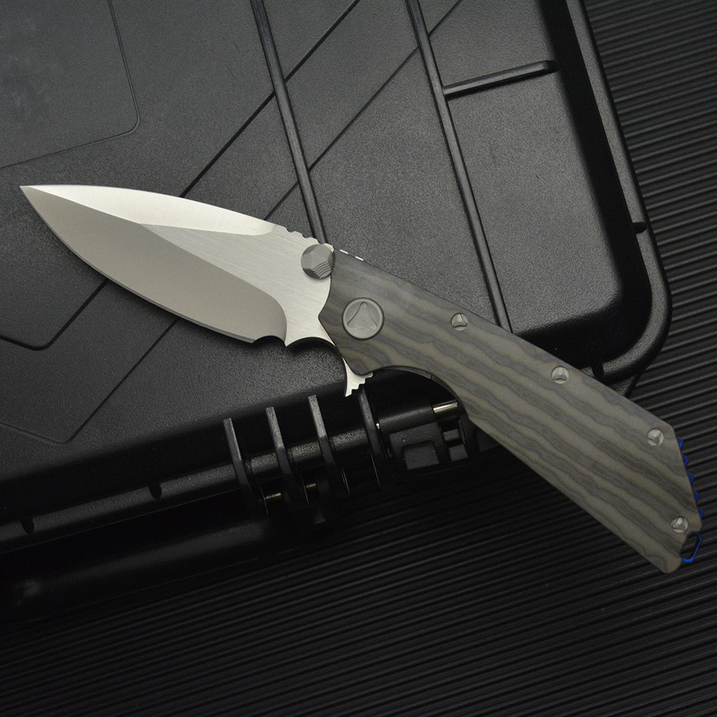 Microtech ไมโครเทคโนโลยี ติดต่อมรณะ มีดพับ DOC เหล็ก D2 โลหะผสม ...