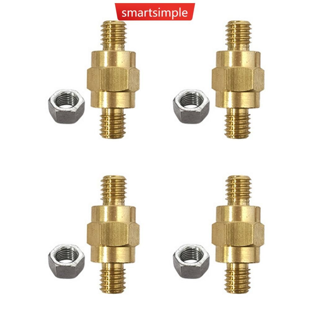 SMARTSIMPLE 1/2/4pcs 3/8-16 รถ Heavy-duty ทองเหลืองแบตเตอรี่ Terminal ...