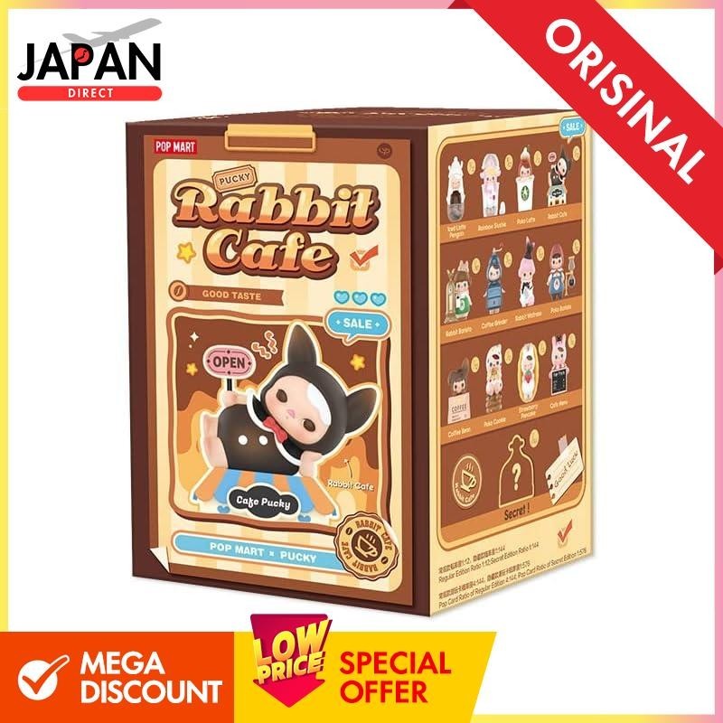 POP MART POPMART PUCKY Rabbit Cafe Series 12 pieces BOX | Shopee Thailand