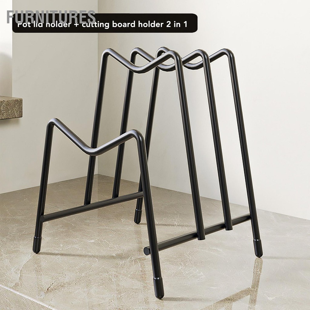Furnitures เขียง Rack ขนาดกะทัดรัดเขียง Organizer Stand Holder Muti ...