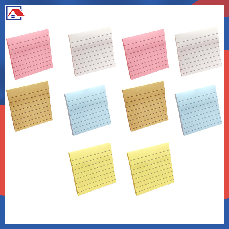 สติ๊กเกอร์ข้อความ แท็บสี มีกาวในตัว Memo Desk Notepad Notes Office ...