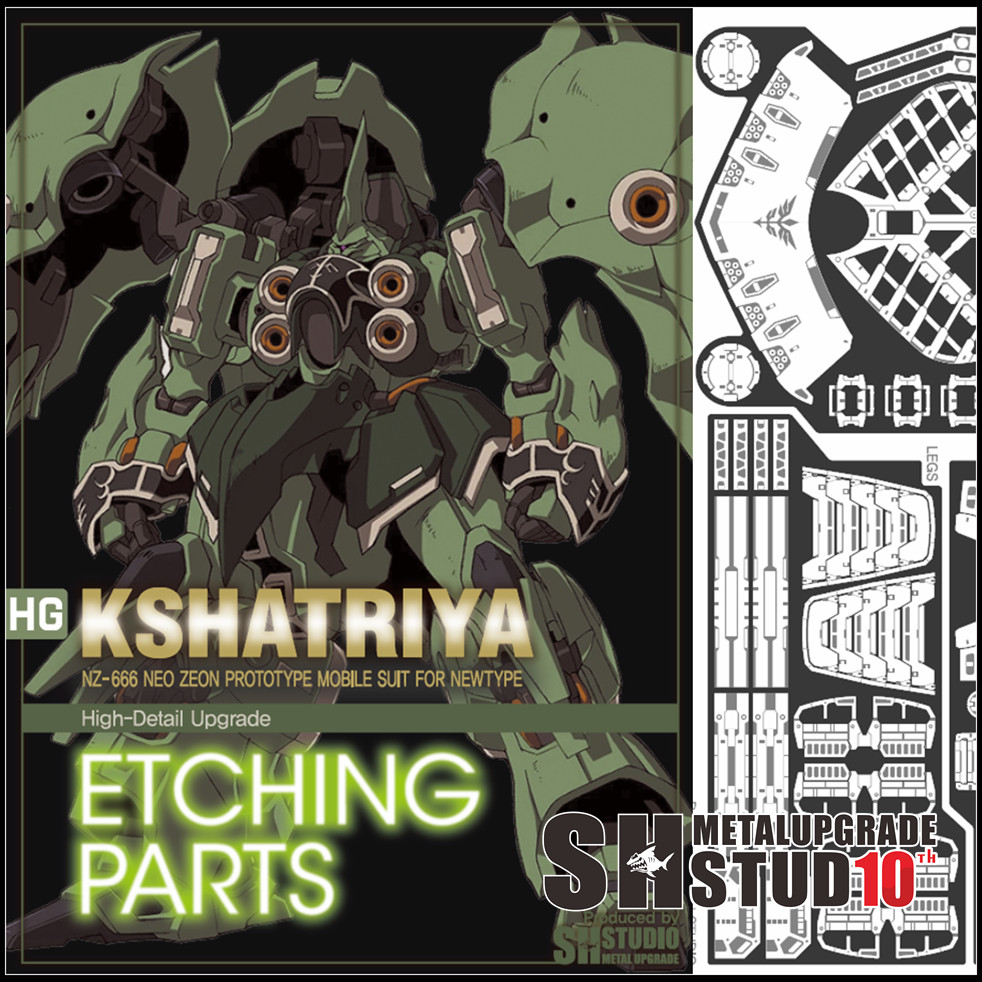 Sh STUDIO HG 1/144 NZ-666 Kshatriya Etching Parts | Shopee Thailand