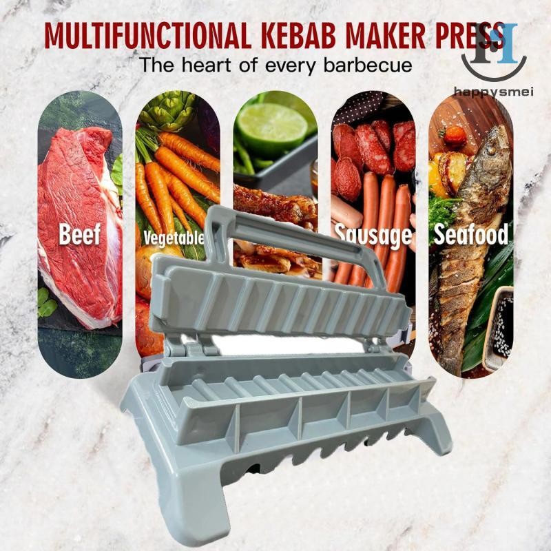 [GA] Single Row Kebab Maker Bbq Meat Skewer Machine Kebab Press Maker ...