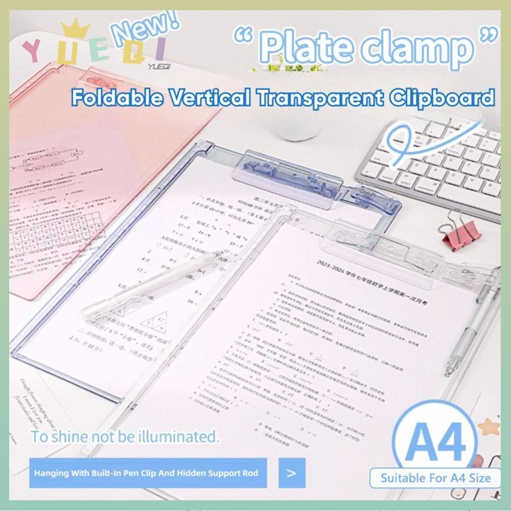 YUEQI Writing Splint,หนาอะคริลิคA4โฟลเดอร์แฟ้ม,MultiFunctionalโปร่งใส ...