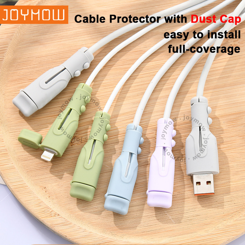ใหม่Joymow Charger Protector ซิลิโคนสายป้องกันฝุ่นฝาครอบสายสําหรับ IP ...