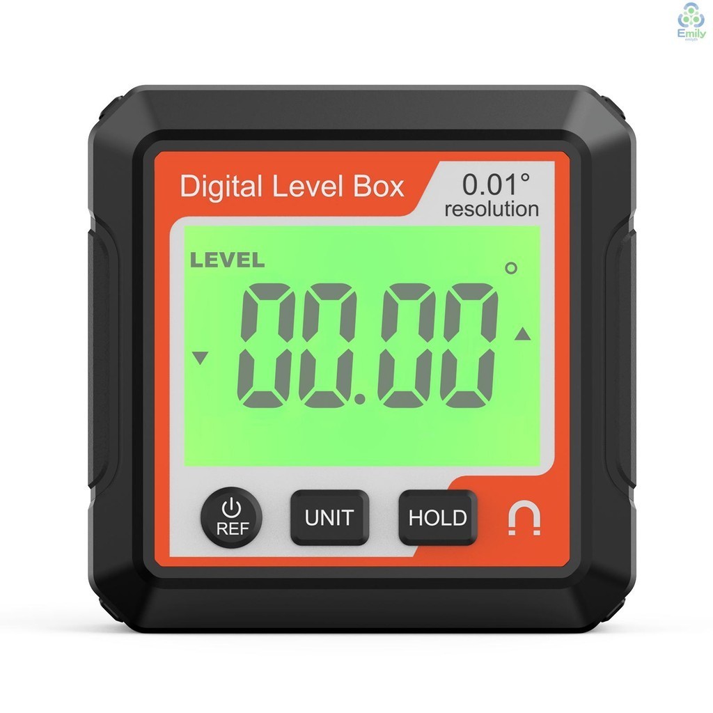 无พร้อมฐาน Lcd เครื่องวัดระดับกล่องระดับความแม่นยํา Inclinometer Meter ...