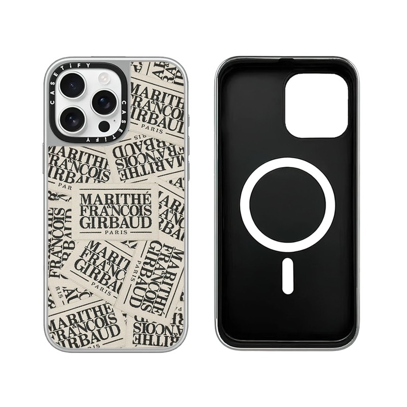 CASETi Marithe Francois Girbaud 3 Magnetic Plating Silver