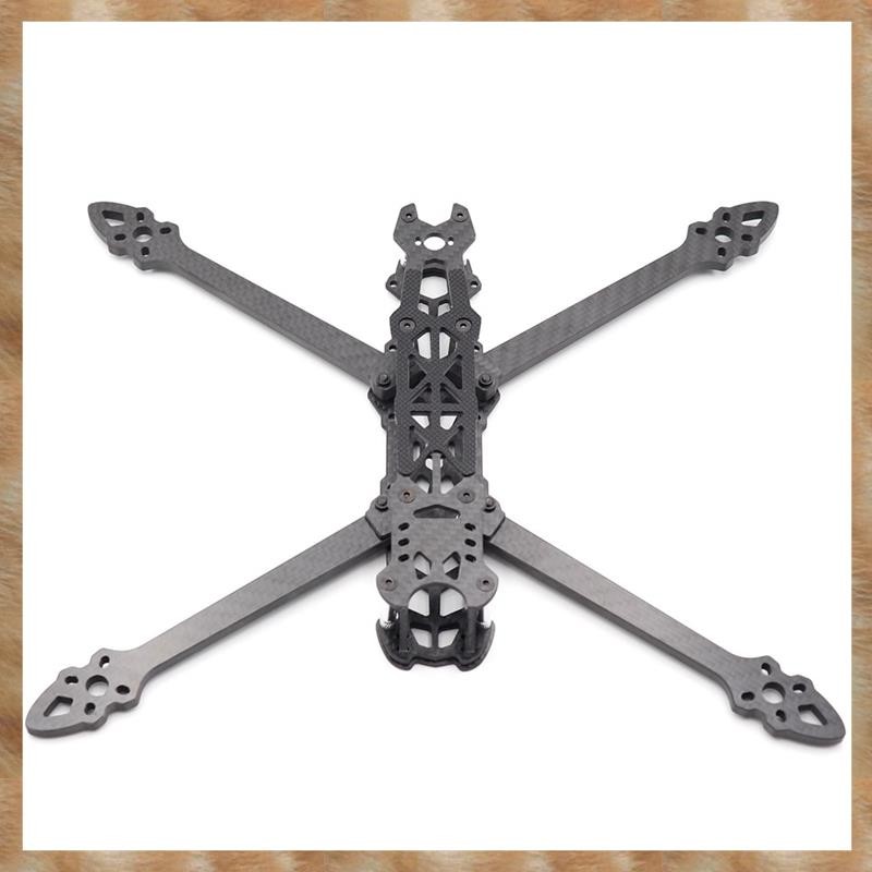 [KYG] 7 นิ้ว FPV Racing Frame Kit ชั้นวางคาร์บอนไฟเบอร์อะไหล่ส่วนประกอบ ...