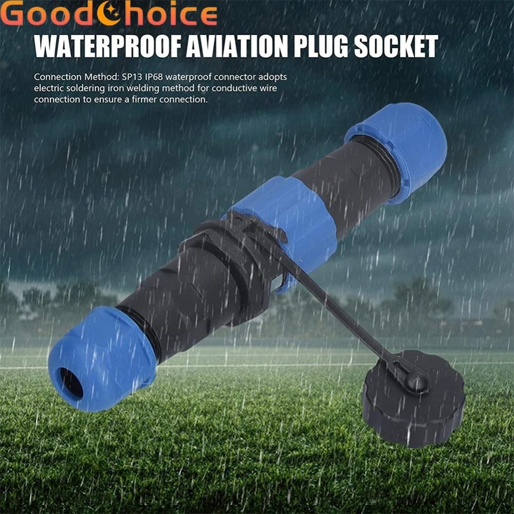 【Good】Connector Socket Aviation Connector IP68 M13 1mm Plug Socket 2 ...