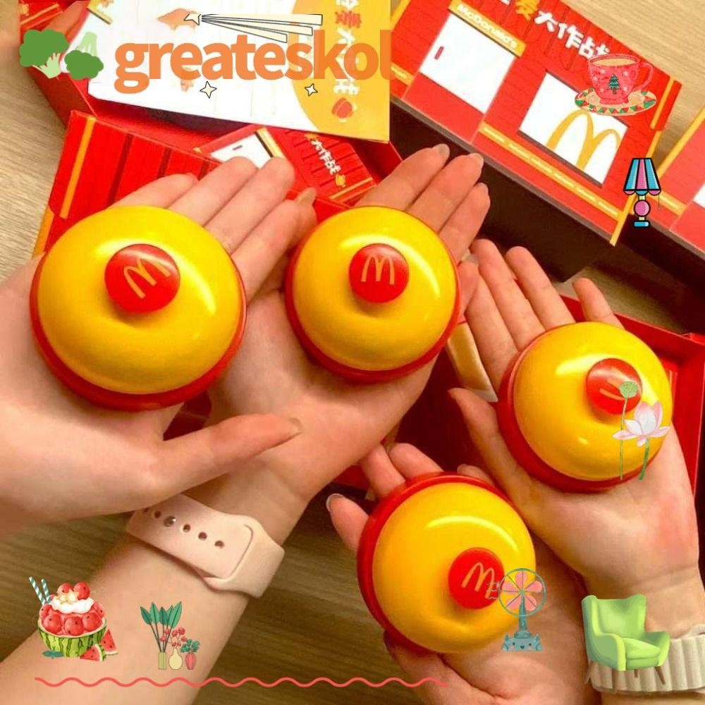 Greateskol นาฬิกาจับเวลาร้านอาหาร,Novelty McDonald Tinkle Bell,ของขวัญ ...