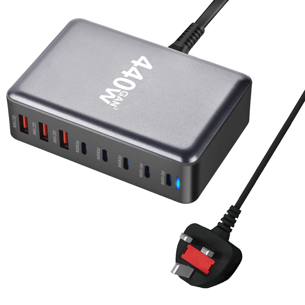 Pd Desktop Charger 440W Gallium Nitride Multifunctional PD Adapter ...