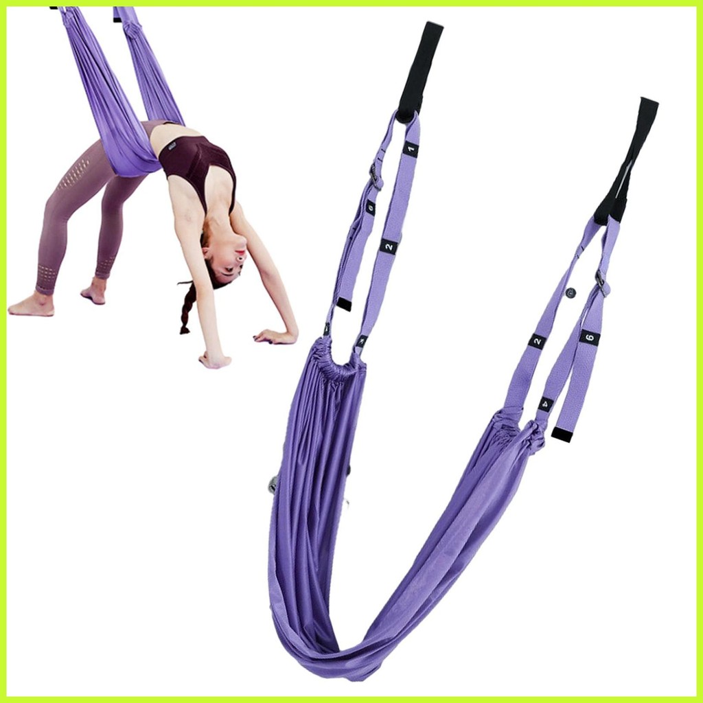 โยคะ Inversion Swing ใช้สำหรับยืดน่องและขา เพื่อการออกกำลังกายที่บ้าน ...