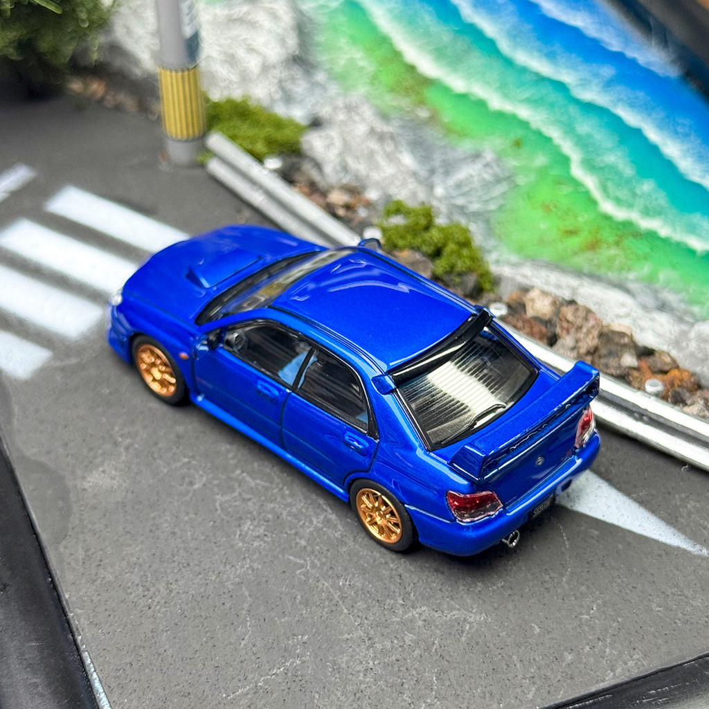 Furuya 1/64 Subaru Impreza WRX STi IX รถรุ่น Diecast รถของเล่นคอลเลกชัน ...