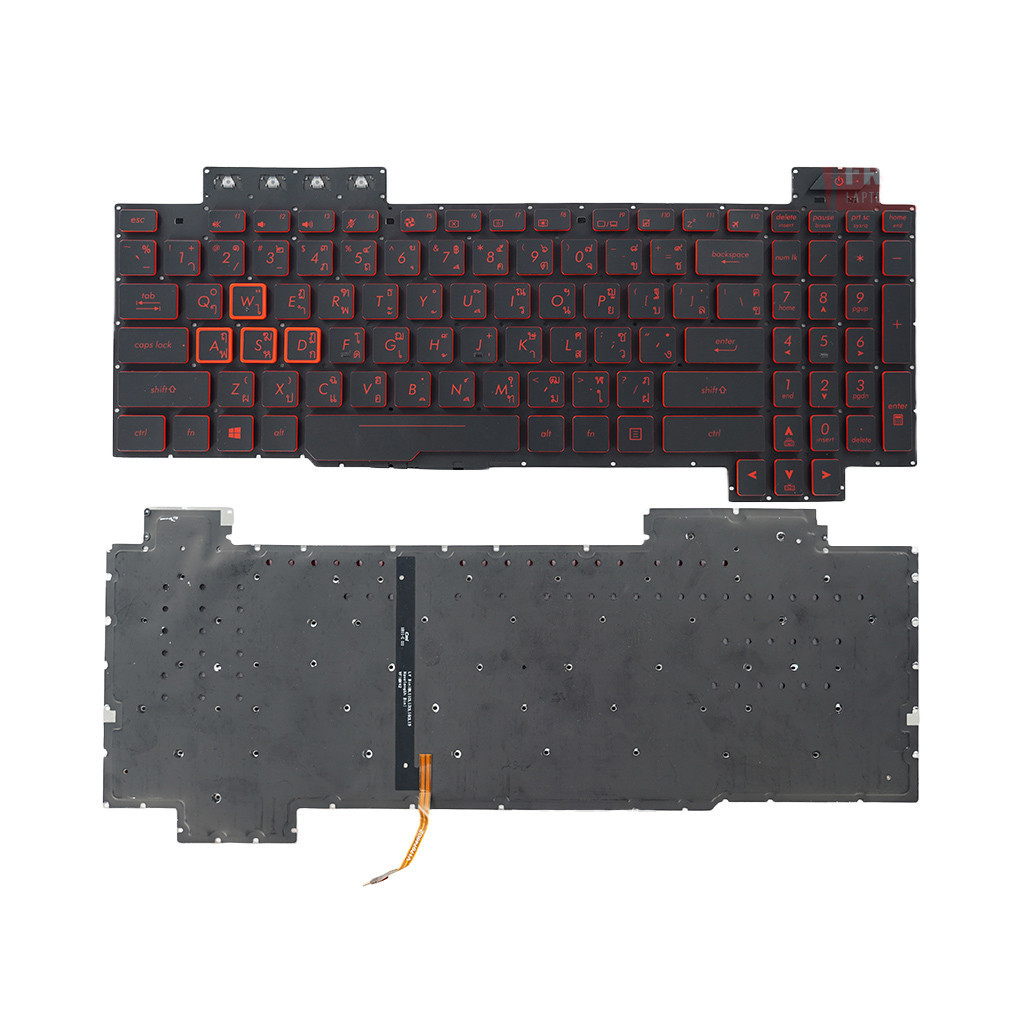 Kit Viti Per Notebook ASUS TUF Gaming FX80/FX504/FX505/FX705 – 11 Pezzi Per Fissare La Base Inferiore, Ricambio Originale Compatibile E Facile Da Montare