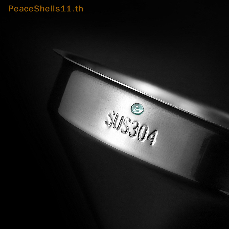 Peaceshells สแตนเลสช่องทางครัวน้ํามัน Liquid ช่องทางโลหะกรองที่ถอดออก ...