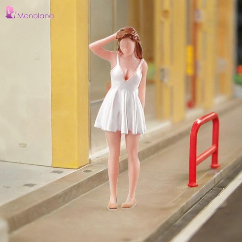[Menolana] 1/64 Scale Girl พร้อมชุด Model Tiny People Model Resin ...