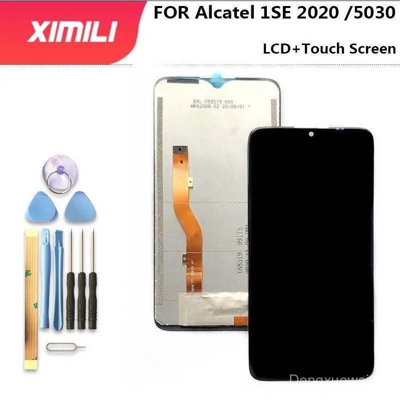 Pantalla Completa con Marco para Alcatel 1SE 2020 - Negra - 5030