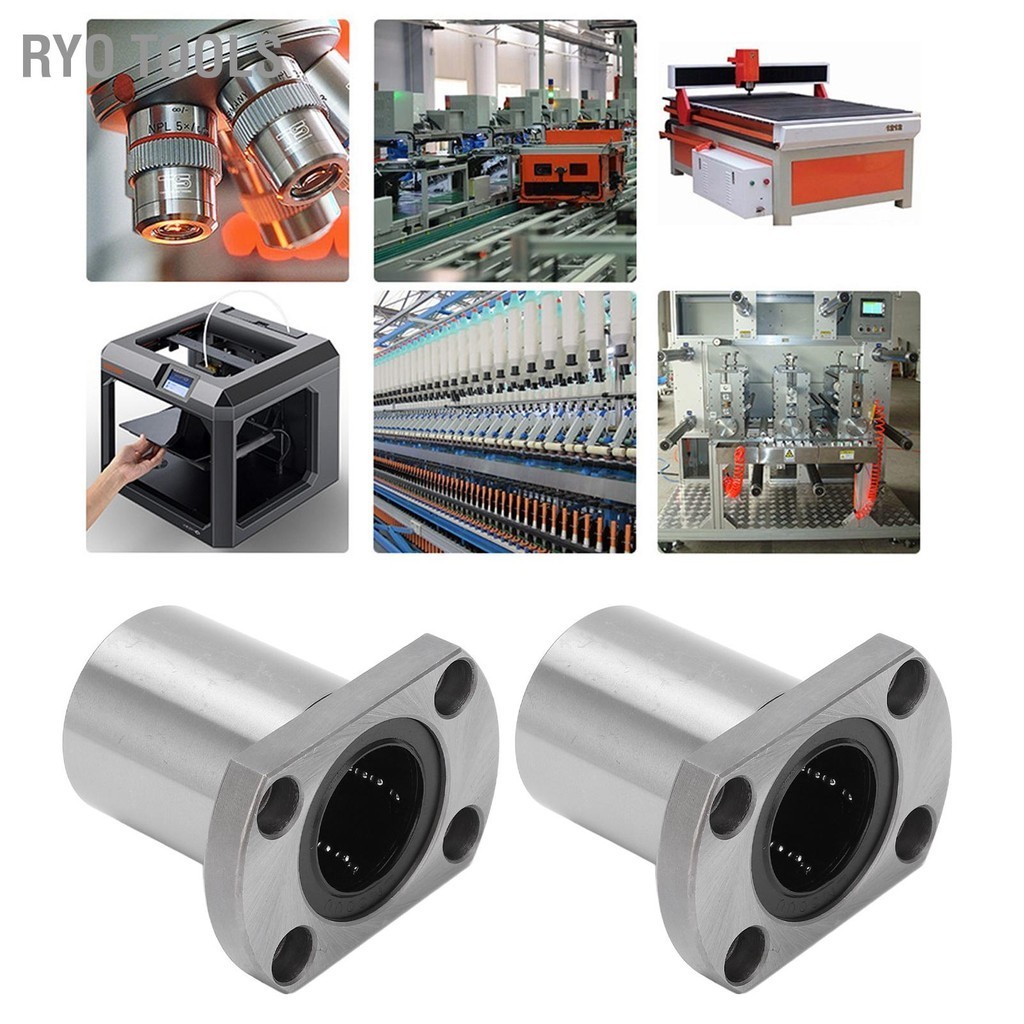 Ryo Tools 2 ชิ้นแปลนแบริ่งเชิงเส้นโหลดการทำงานต่ำได้อย่างราบรื่นการหมุน ...