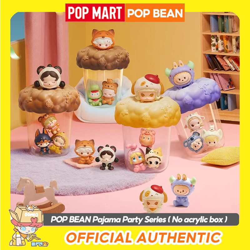 POP BEAN Matte Pajama Party Series (ไม่มีกล่องอะคริลิค)SKULLPANDA ...