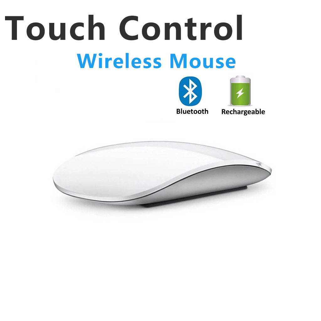 Touch Control เมาส์ไร้สายบลูทูธ 5.0 ชาร์จเงียบ Multi Arc Touch Mice ...
