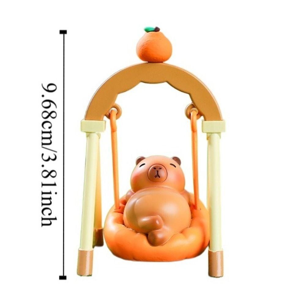 Sevenhome3e Capybara อะนิเมะรูป,แกว่ง Bath Capybara รูปของเล่น, Mini ...