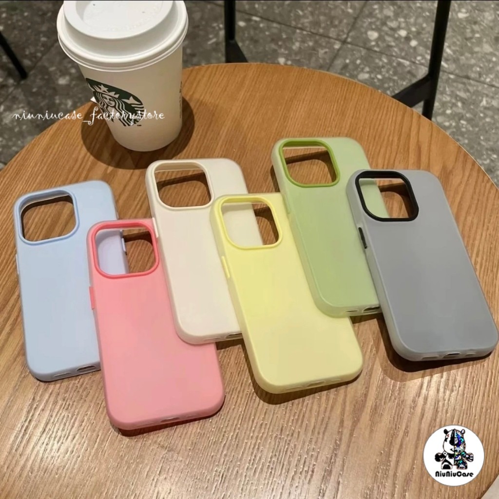 เคสโทรศัพท์แบบ 2 in 1 ซิลิโคนใส เคสเยลลี่ For iPhone 16 15 14 13 12 11 Pro Max X XR XS Max 7 8 6 Plus เคสไอโฟน 13 เคส - 5