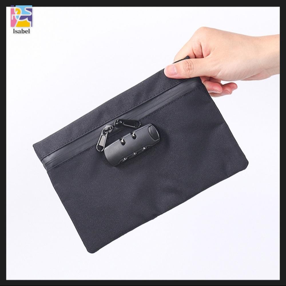 Locking Security Cash Bag - กระเป๋าเอกสารสําหรับเดินทางซิปทนทานพร้อม ...