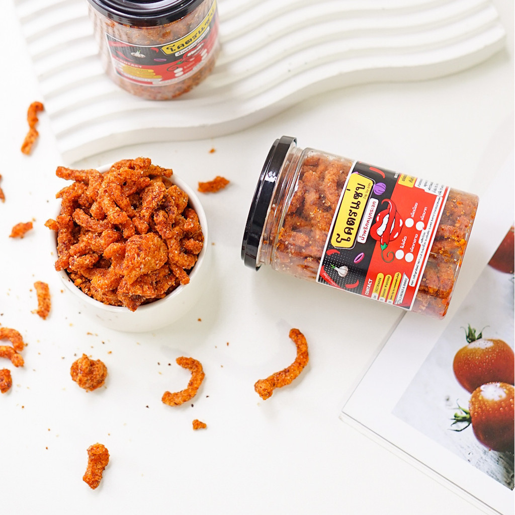 น้ำพริกหมูกระจก โค-ตา-ระ ไม่ใส่วัตถุกันเสีย ไม่อมน้ำมัน กรอบนาน กากหมูแน่นๆสูตรเด็ดไม่เหมือนใคร - 5