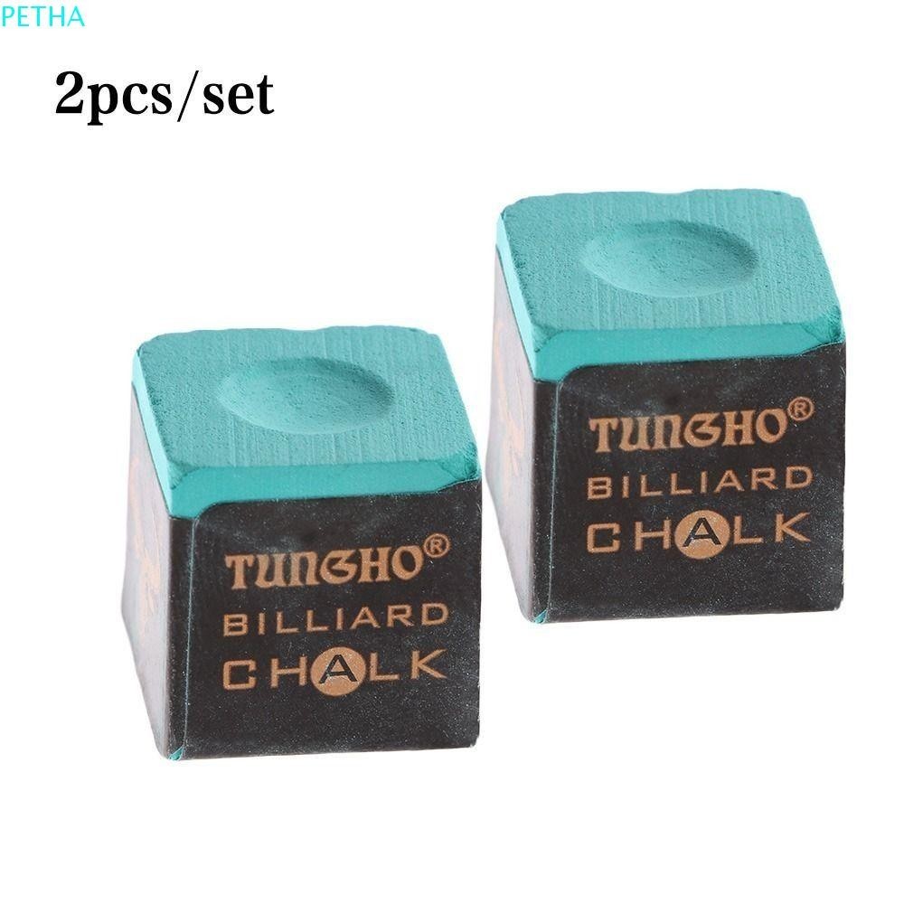 Petha บิลเลียดชอล์ก Professional Square สีเขียวแห้งบิลเลียดอุปกรณ์เสริม ...