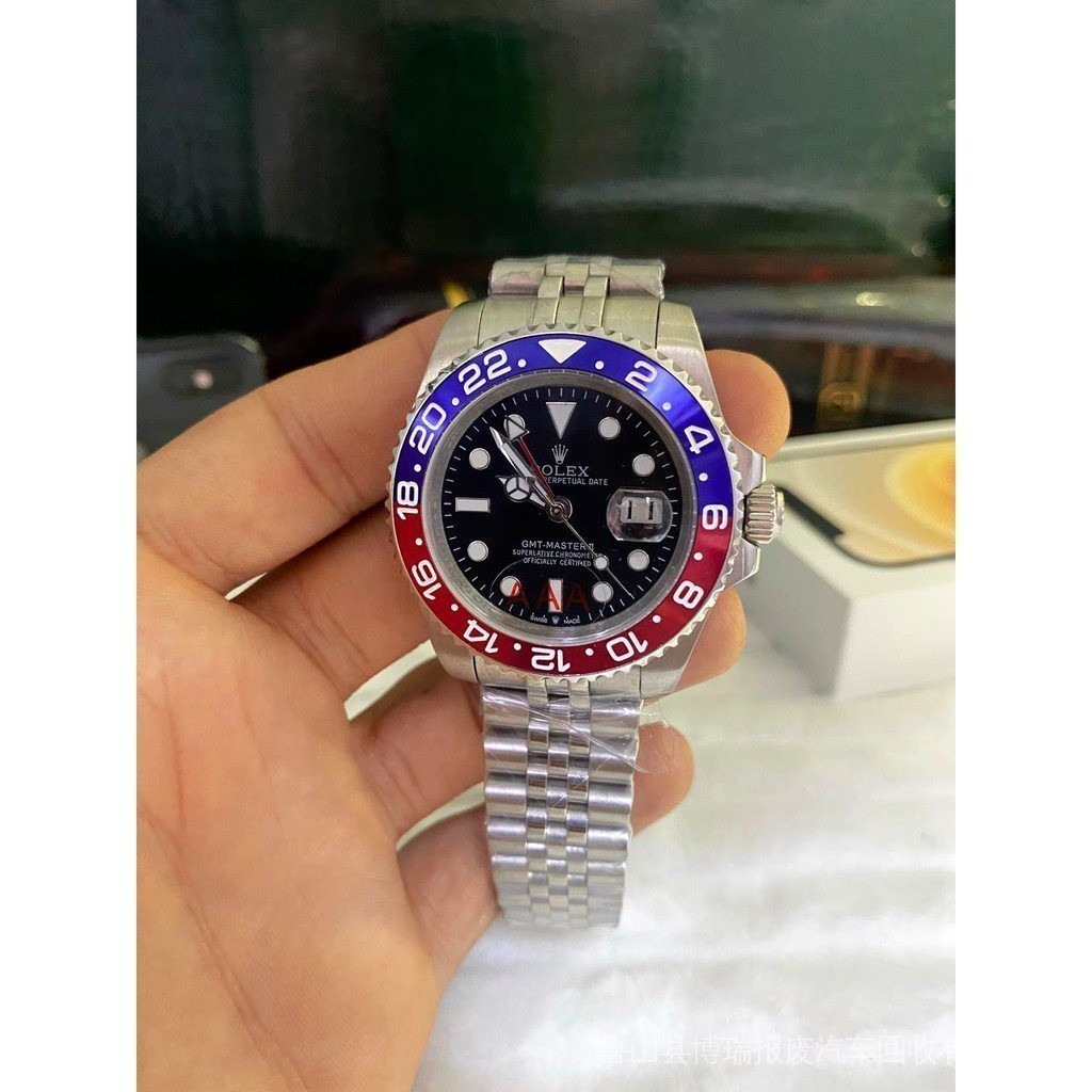 ROLOX ROLEX GMT Jubilee 100% Functional Mens Bracelet Trdwater | Shopee ...