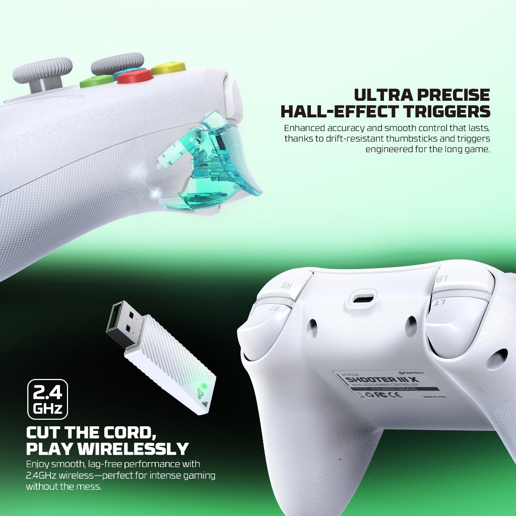 FANTECH รุ่น WGP13X จอยเกมมิ่งไร้สาย จอยไร้สาย Wireless gaming controller เล่นได้ทั้งพีซี PS3