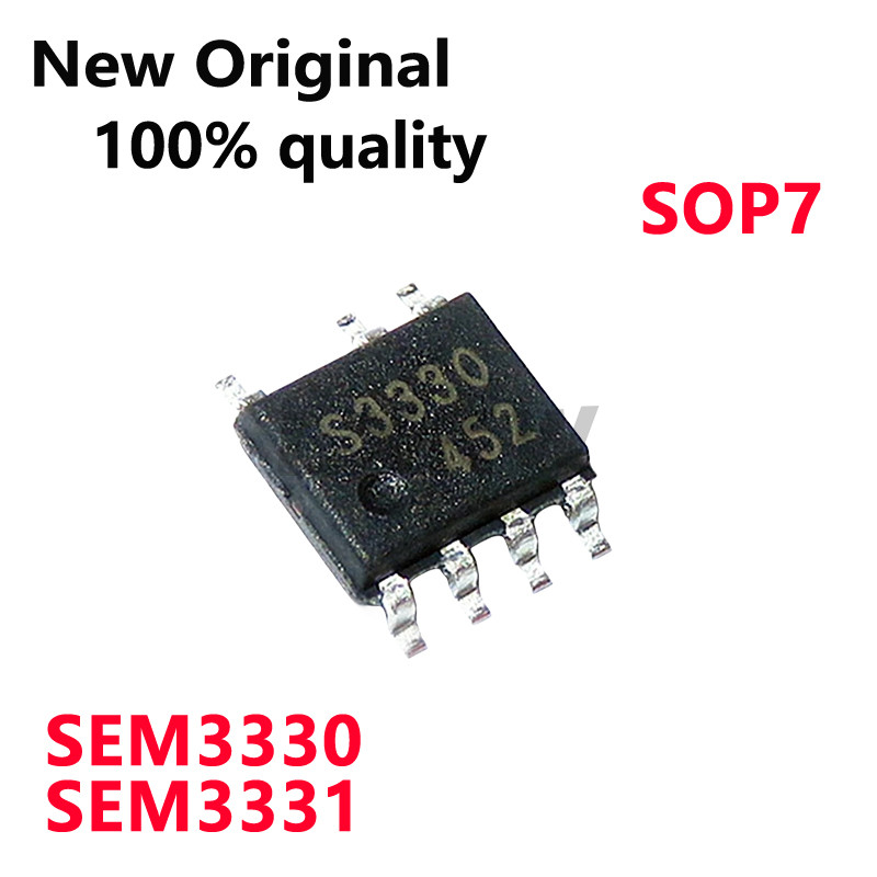 (5-10 ชิ้น) ใหม่ Original SEM3330 S3330 SEM3331 ชิปแหล่งจ่ายไฟคริสตัล ...