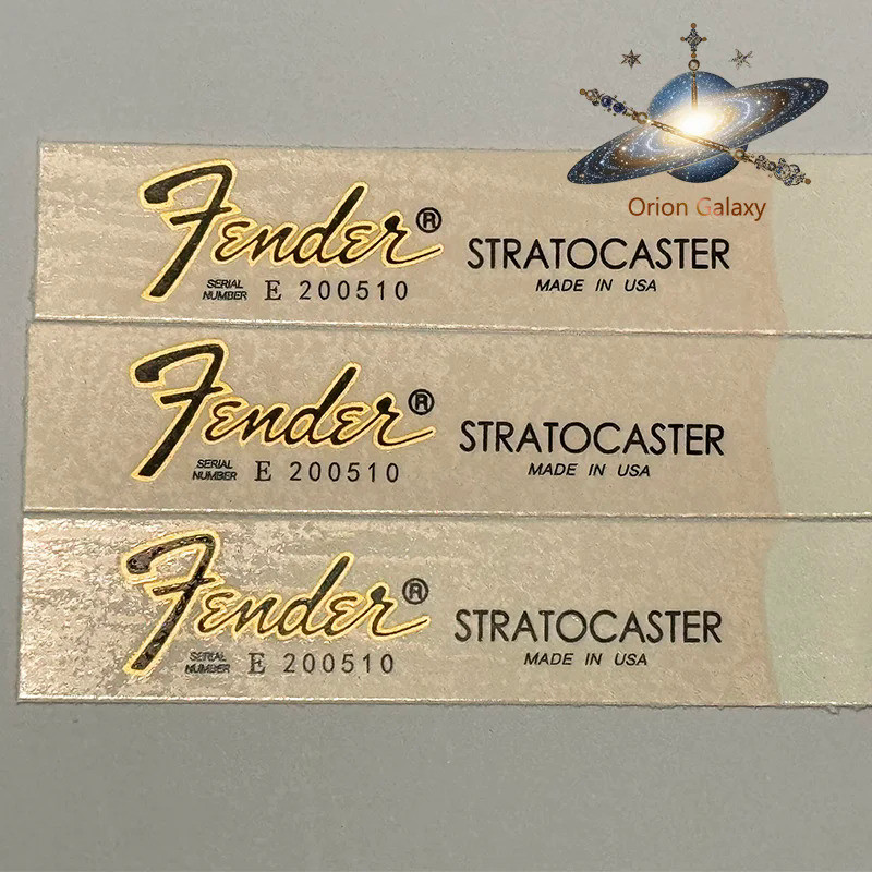 3Pcs Suitable for Fender STRATOCASTER electric guitars Waterslide ...