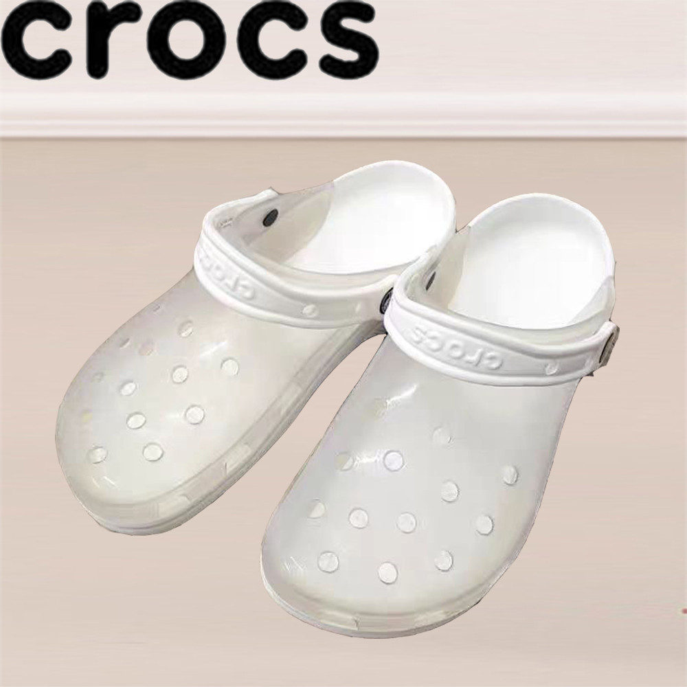 Crocs Sandals Japanese Straight Score Crocs router รองเท้าแตะซีทรู ...