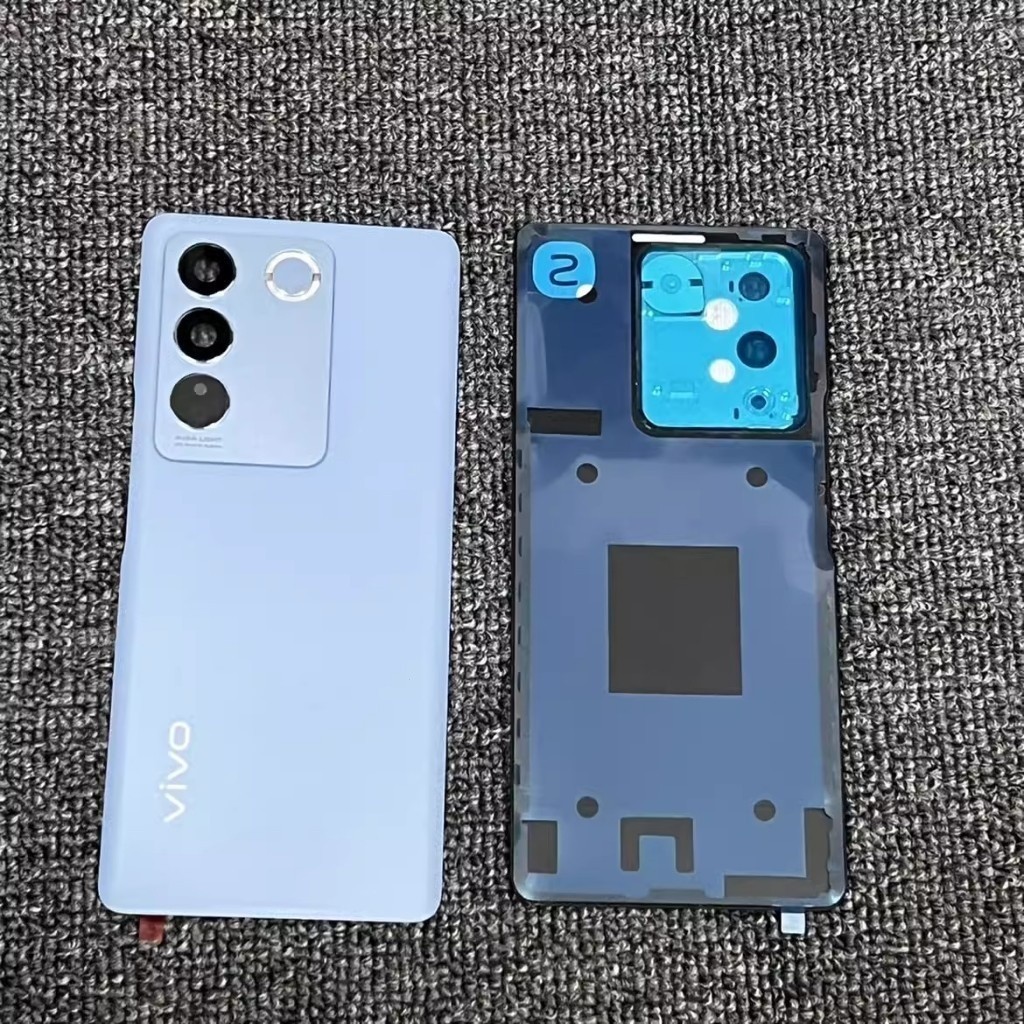 กระจกปกหลังสําหรับ vivo V27 และ V27 Pro 5G ฝาครอบแบตเตอรี่ด้านหลังแผง ...