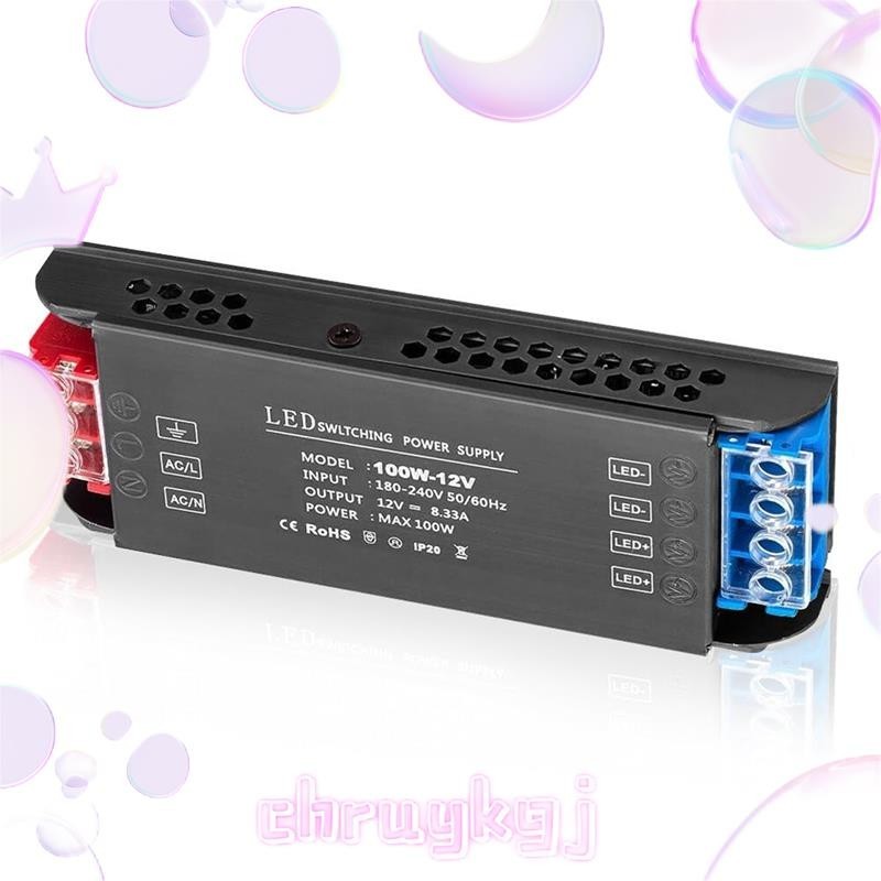 1 ชิ้น LED Transformer 12 V 100 W, LED Transformer 230 V ถึง 12 โวลต์ ...